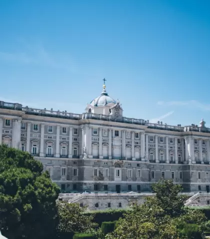 Vista Del Palacio Real De Espa�a