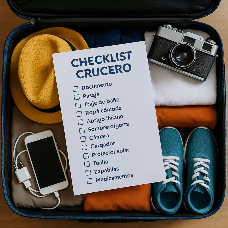 Preparando la valija ideal para un crucero: todo lo que no puede faltar en tu equipaje para el viaje en el mar.