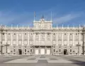 Fachada principal del Palacio Real de Madrid, frente a la Plaza de Oriente.