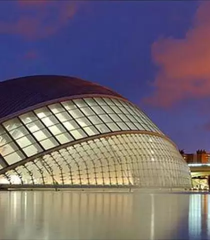 Vista panor�mica de la Ciudad de las Artes y las Ciencias de Valencia.