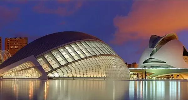 Vista panor�mica de la Ciudad de las Artes y las Ciencias de Valencia.