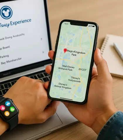 Google Maps y las apps oficiales de Disney son herramientas clave para planificar y optimizar tu viaje.
