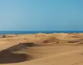 Dunas de Maspalomas, uno de los paisajes m�s emblem�ticos de las Islas Canarias.