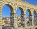 El Acueducto de Segovia, s�mbolo eterno de la ciudad castellana.