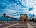 La playa de la Malvarrosa, uno de los s�mbolos de la costa valenciana.