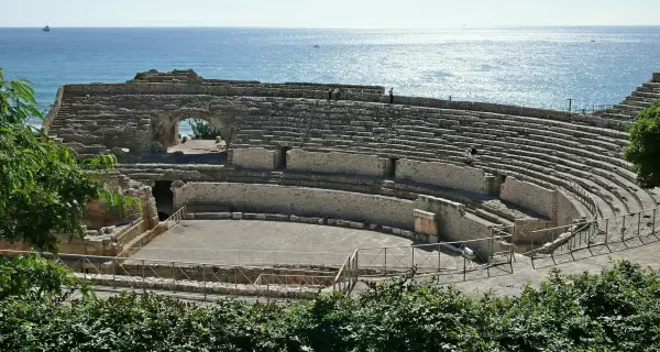 El anfiteatro romano de Tarragona, una de las joyas del patrimonio cultural catal�n.