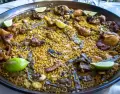 La paella, s�mbolo de la gastronom�a valenciana y orgullo del Mediterr�neo espa�ol.