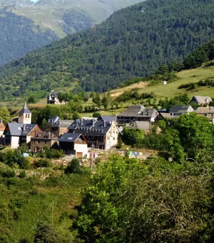 Vielha, capital del Val d'Aran y uno de los pueblos de monta�a m�s encantadores de Catalu�a.