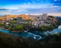 El Mirador del Valle ofrece una de las mejores vistas de Toledo en invierno.