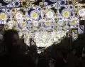 Madrid mantiene un fuerte ambiente navide�o durante la Nochebuena.