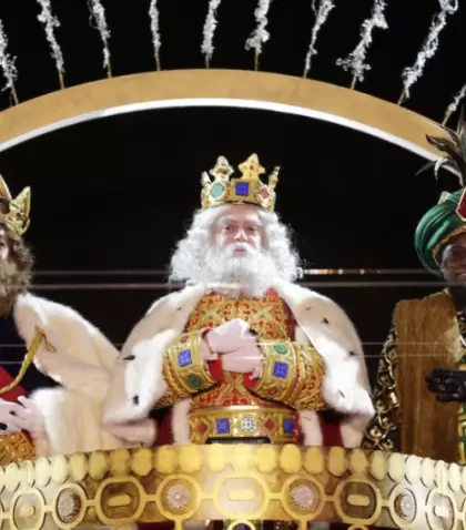 Madrid celebra una de las cabalgatas m�s grandes de Espa�a.