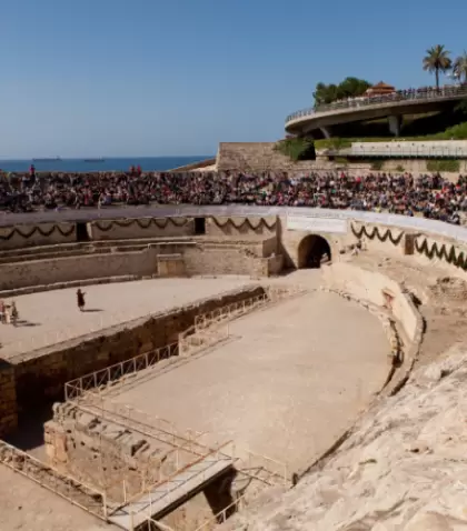 El Anfiteatro romano es uno de los grandes s�mbolos de Tarragona.