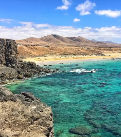Fuerteventura ofrece tranquilidad y sol durante enero.