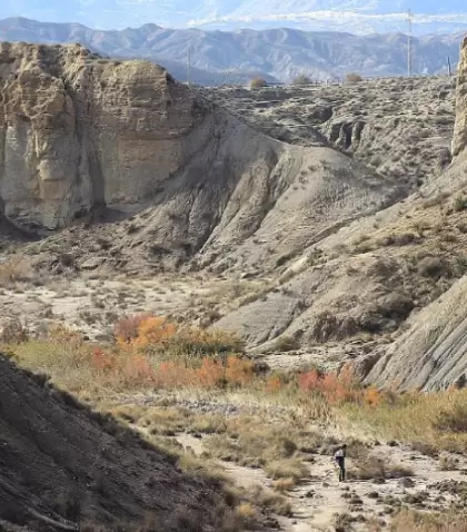 El Desierto de Tabernas se recorre con comodidad durante el invierno.