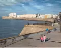 El Campo del Sur ofrece vistas abiertas al Atl�ntico.