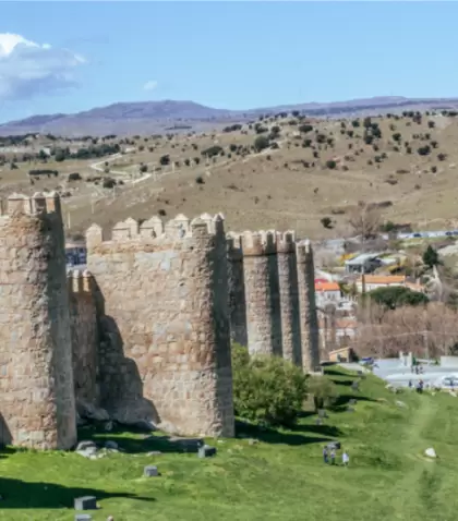 Las murallas son el gran s�mbolo hist�rico de �vila.