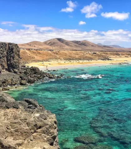 Fuerteventura ofrece tranquilidad y sol en enero.