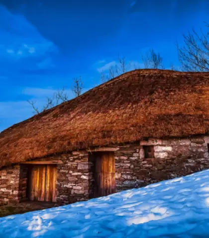 El turismo rural ofrece silencio y descanso en invierno.