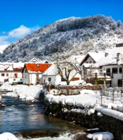 Los pueblos peque�os ofrecen intimidad y encanto invernal.