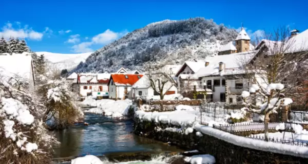 Los pueblos peque�os ofrecen intimidad y encanto invernal.