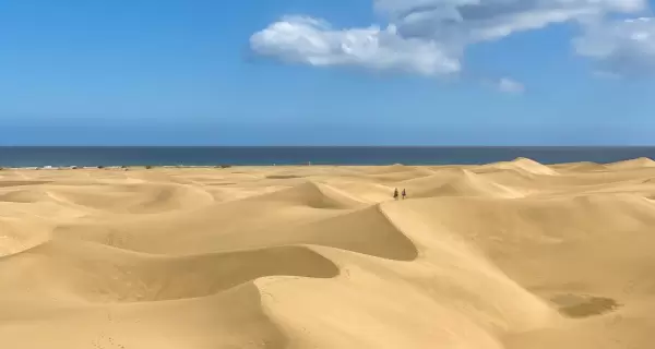 Las dunas de Palma de Mallorca, donde el Mediterr�neo se disfruta con calma antes de la temporada alta.