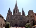 Vista de la Catedral de Barcelona en el Barrio G�tico.