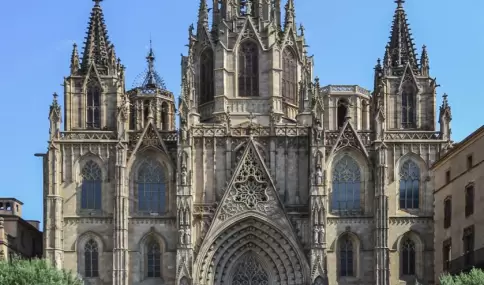 Catedral de Barcelona, uno de los n�cleos de la Semana Santa de la Ciudad Condal.