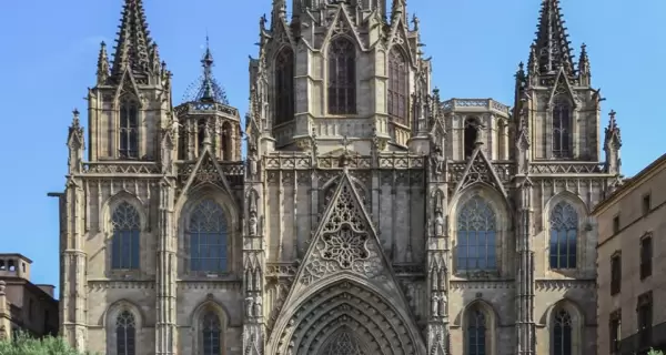 Catedral de Barcelona, uno de los n�cleos de la Semana Santa de la Ciudad Condal.