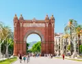 El Arco de Triunfo, uno de los accesos m�s fotog�nicos al centro de Barcelona.