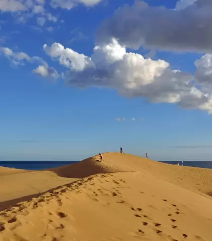 Las Dunas de Maspalomas, un cl�sico de junio antes del verano fuerte.