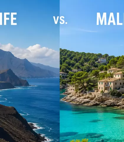 Canarias vs Baleares en junio.