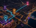 Barcelona se ilumina mientras S�nar conecta festival, transporte y ciudad.