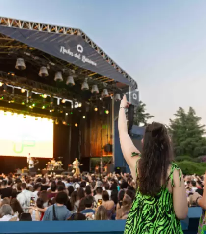 Concierto al aire libre en Madrid.