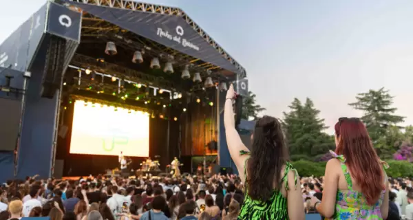 Concierto al aire libre en Madrid.